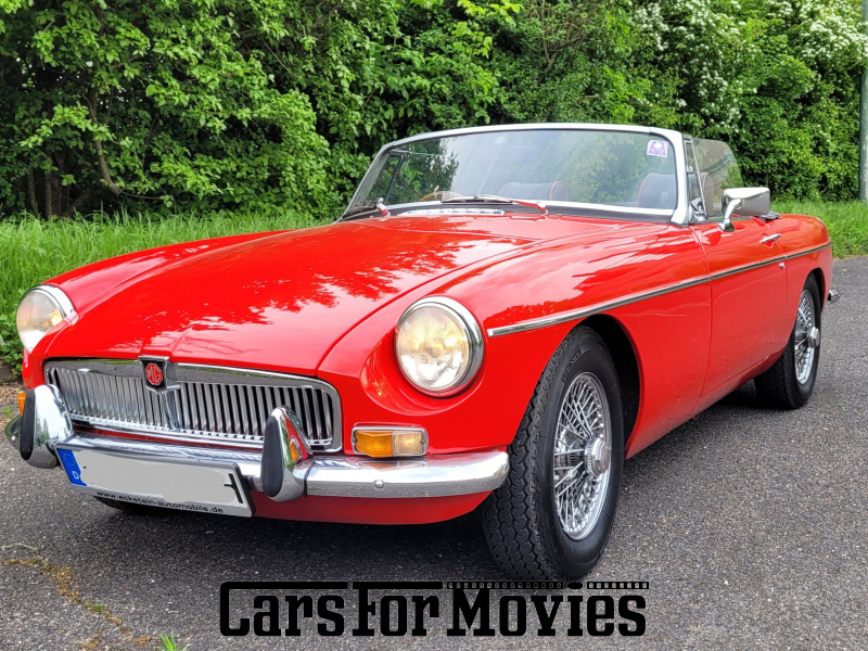 CarsForMovies | MG MGB (Rechtslenker) 1972 England Rot Schwarz Zivilfahrzeug Cabrio Nordrhein-Westfalen 7253 Rechtslenker rhd